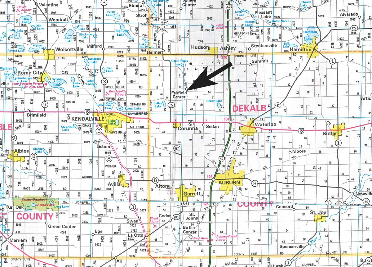 Area map - REAL ESTATE AUCTION IN DEKALB COUNTY, INDIANA